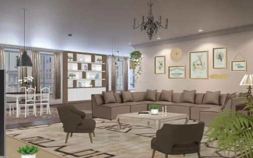 Brownstone apartment