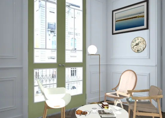 french apartment Design Rendering