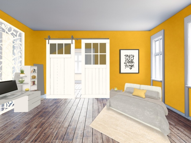 Custard Yellow Dream Room