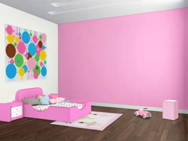 Precious Pink Girl Room