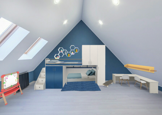Habitación niños (casa sueños selma) Design Rendering