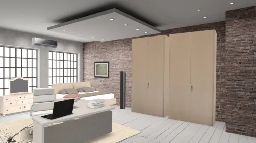 Peach  Bedroom 