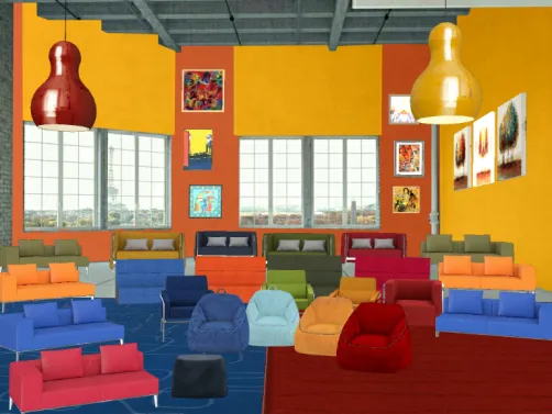 Colorful furniture outlet
