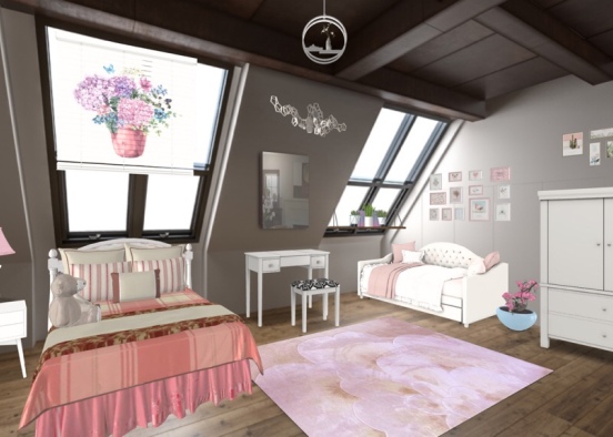 bedroom girl 🥰 Design Rendering