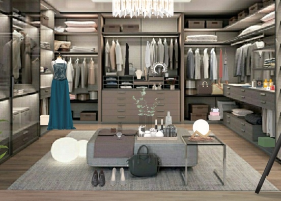 Dressing room 👗👕 Design Rendering