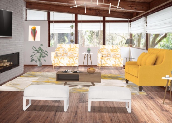 living room 💛 Design Rendering