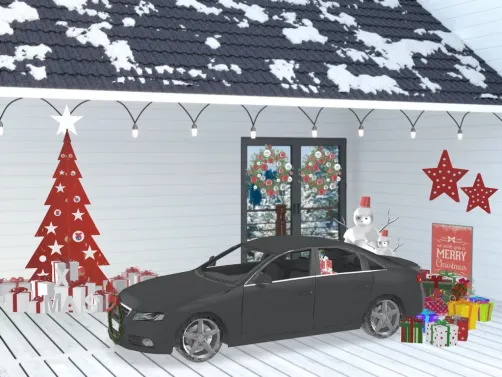  sshhhh! SNEAK the gifts in the back door....