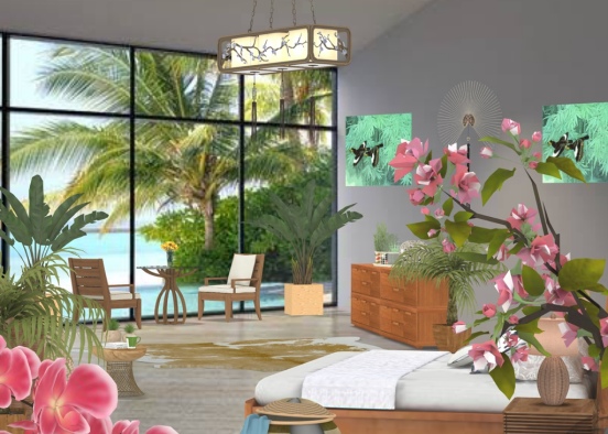 Tropical Hotel and Resort Design Rendering