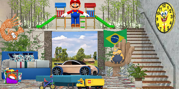 Mario's Forest Kingdom Design Rendering