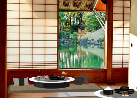 Japanese restaurant  Design Rendering