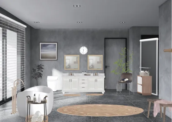 Badezimmer Design Rendering