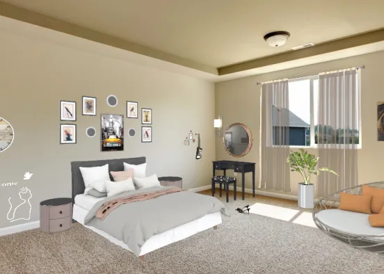 Bedroom Design Rendering