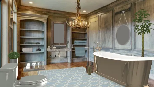 vintage bathroom