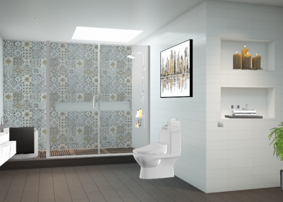 Master bathroom Design Rendering