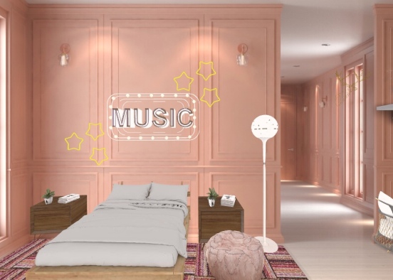pink suite Design Rendering