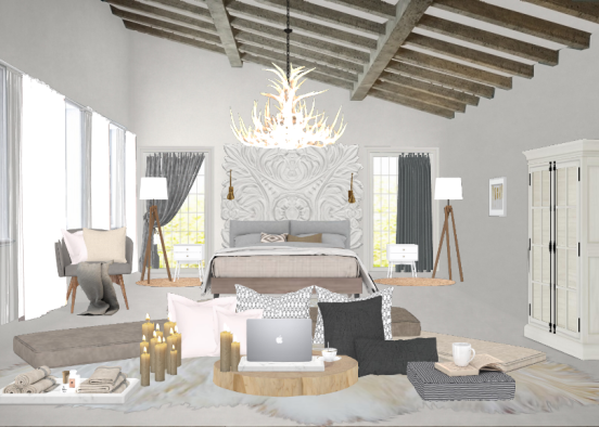 Chambre cocooning 💖 Design Rendering