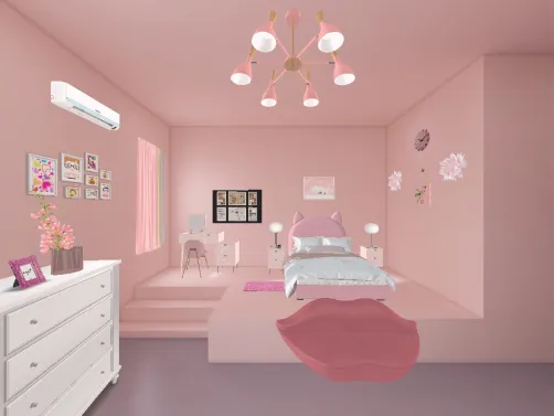 bedroom kid pink 
