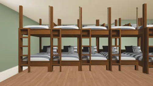 cabin bunk room 