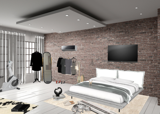 Спальня 💙 Design Rendering