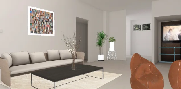 renovated living room