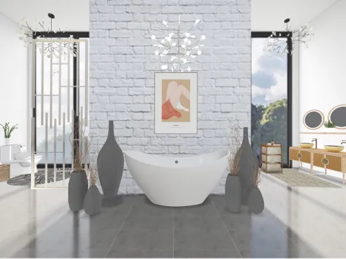 boho bathroom 