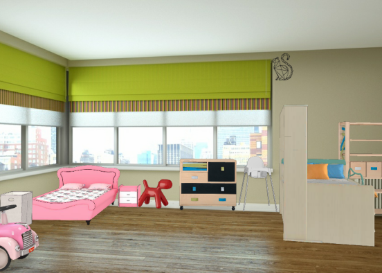 Chambre pour enfant Design Rendering