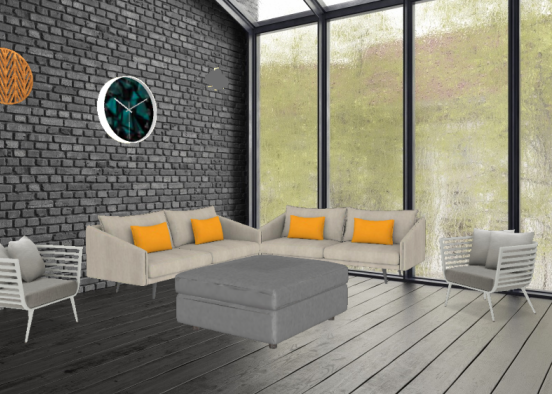 my living room style Design Rendering