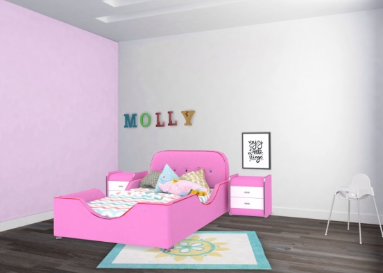 Molly baby room  Design Rendering