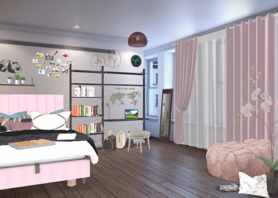 I was gonna do my room but then I got carried away 😊😂😬 Design Rendering