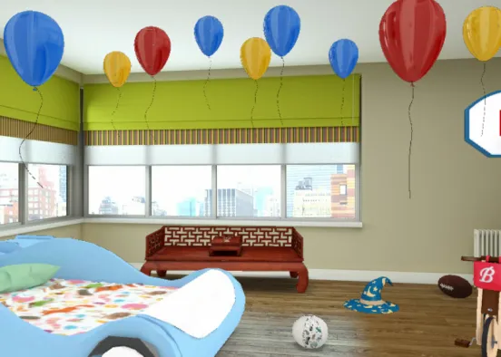 children's room Design Rendering