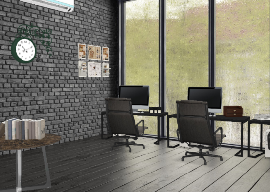 Simple office design 😙 Design Rendering
