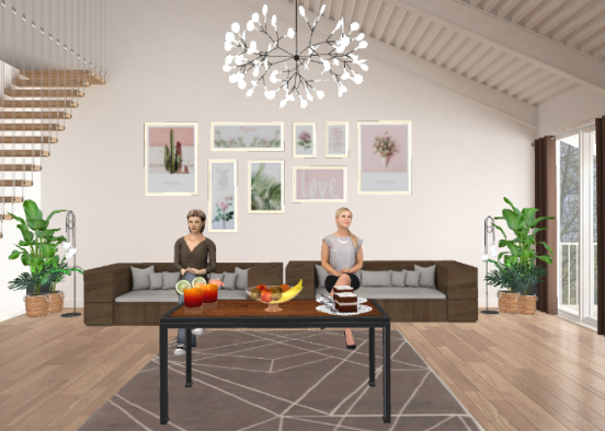 Living room 😊 Design Rendering