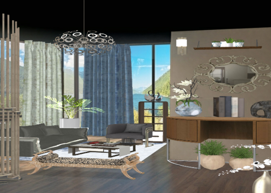 Lakeview living Design Rendering