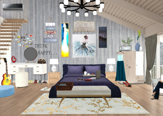 Bedroom comfort Design Rendering