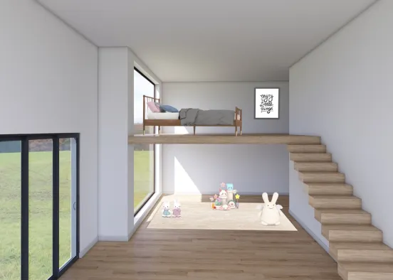Playroom and bedroom ✨ Design Rendering