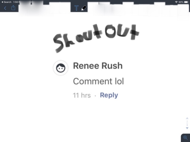 shout out to @Renee rush 