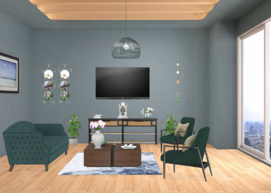 Second living room Design Rendering