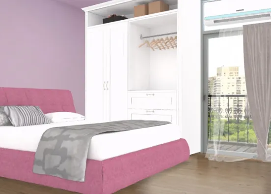 small bedroom  Design Rendering