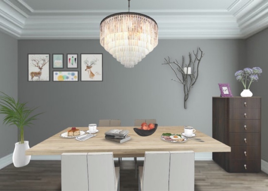 Dining Room Design 💫 Design Rendering