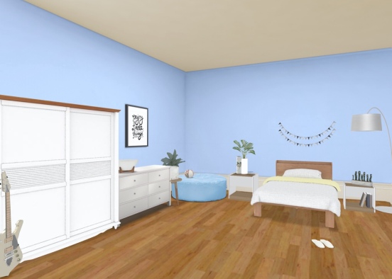 perfect cozy bedroom  Design Rendering