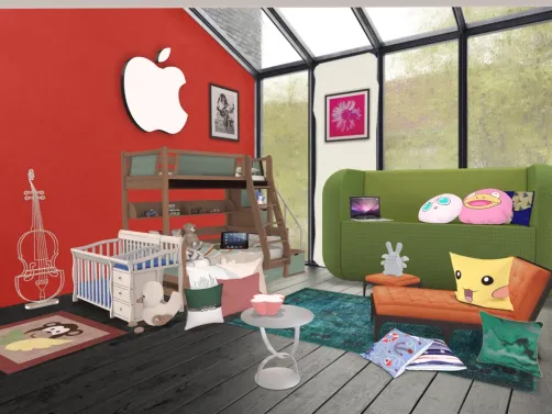 coasy room for 3 kids