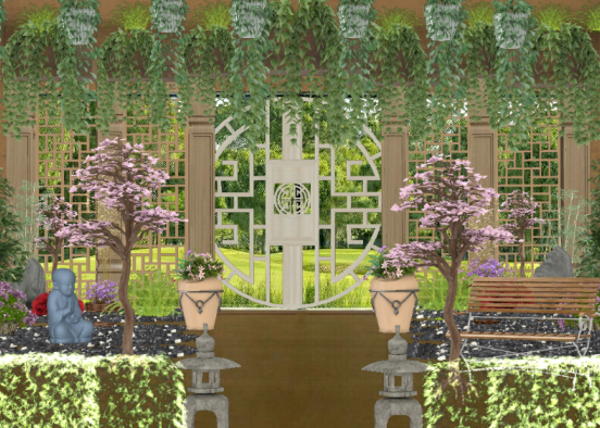 Secret Garden Gates Design Rendering