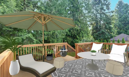 Patio boho modern