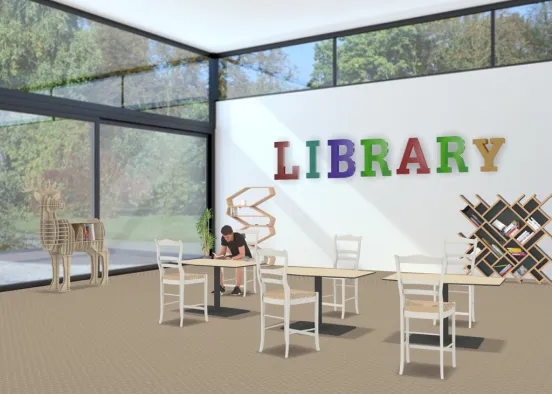 Library  Design Rendering