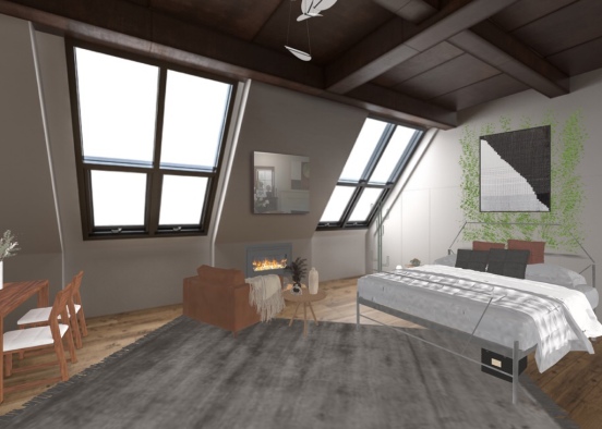 Bedroom (simple) 🖤🔒 Design Rendering