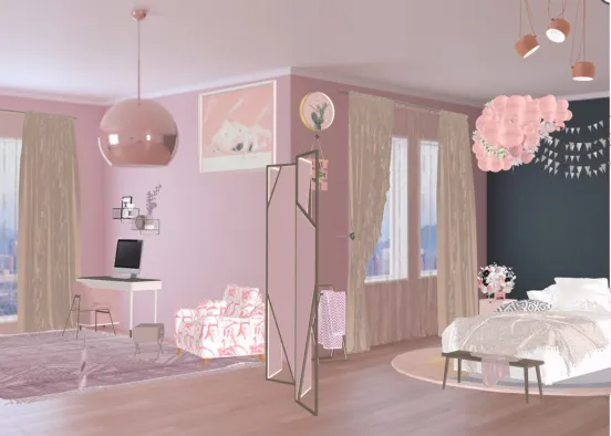pink room ☺️🤪✨ Design Rendering
