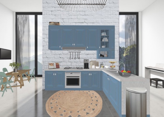 kitchen! 💙 Design Rendering
