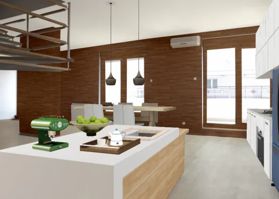 Cool kitchen byme Design Rendering
