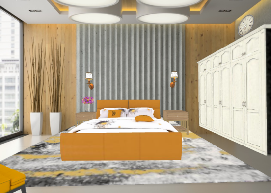 Guest room Design Rendering