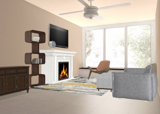Magnolia living room Design Rendering